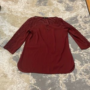 Express maroon blouse